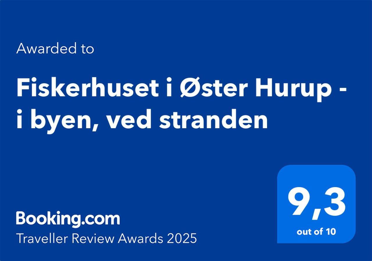 Fiskerhuset I Oster Hurup - I Byen, Ved Stranden エクステリア 写真